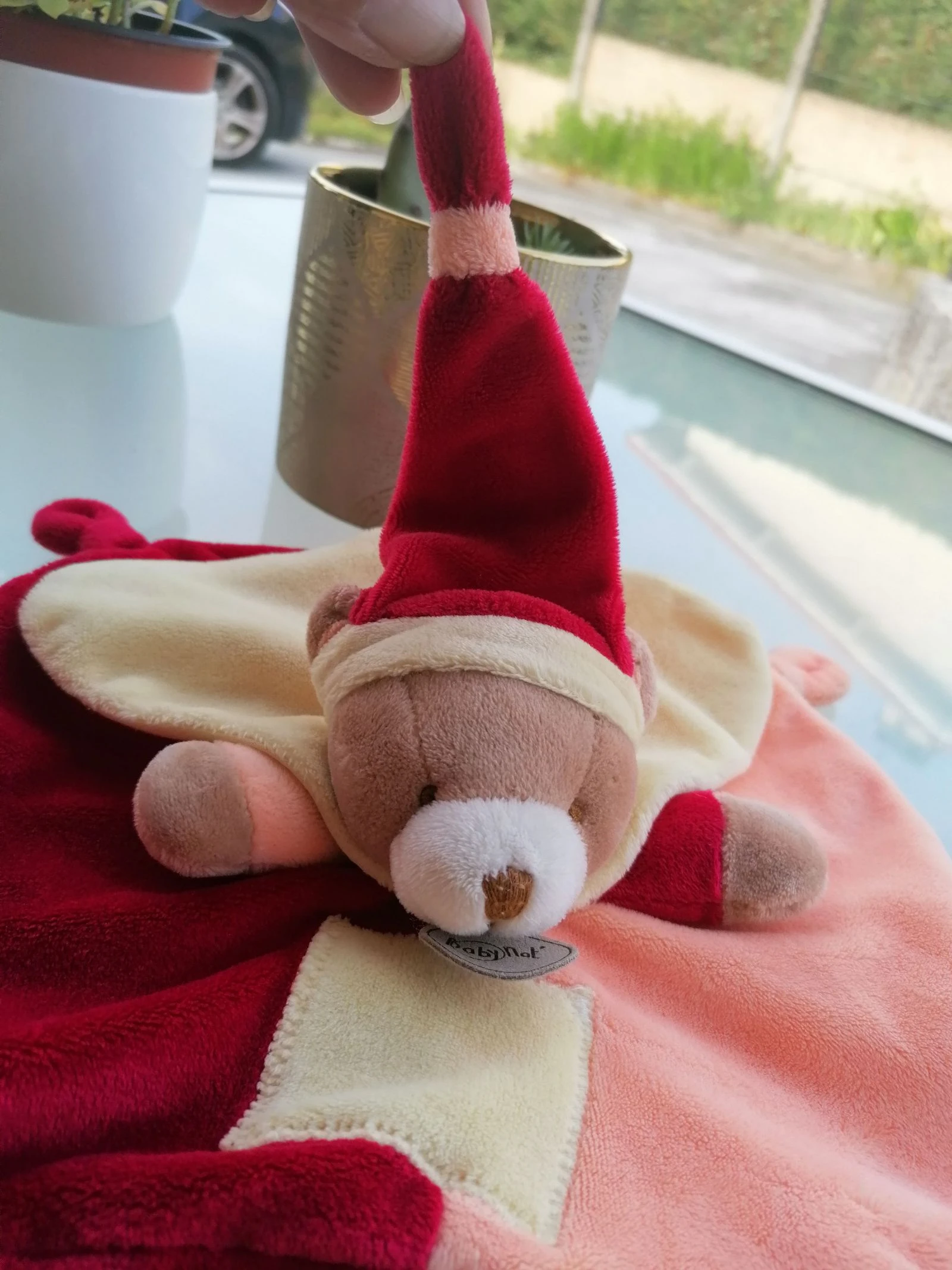 Doudou plano cabeça de urso babynat – photo 3